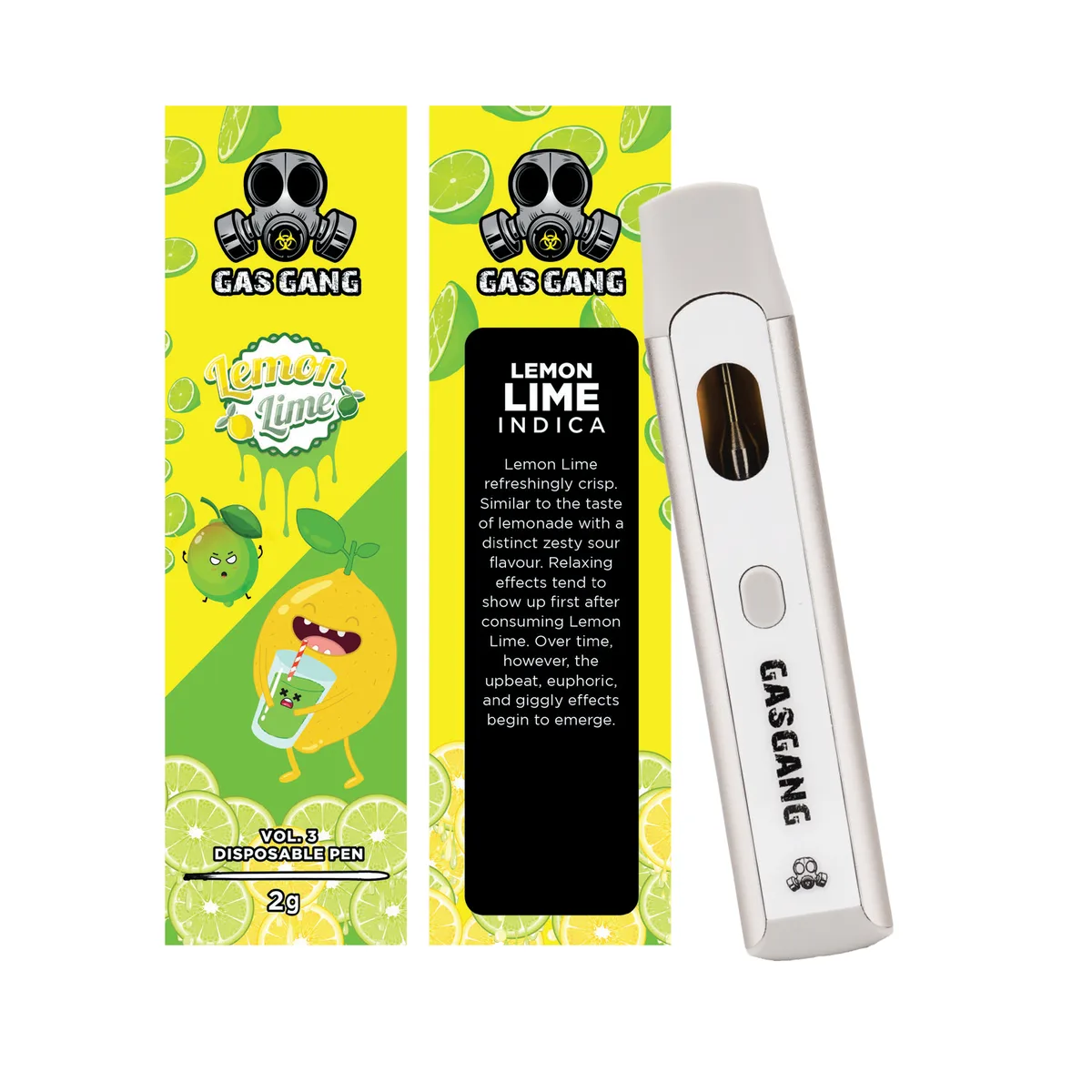 Gas Gang 2G THC Distillate Vape Pen