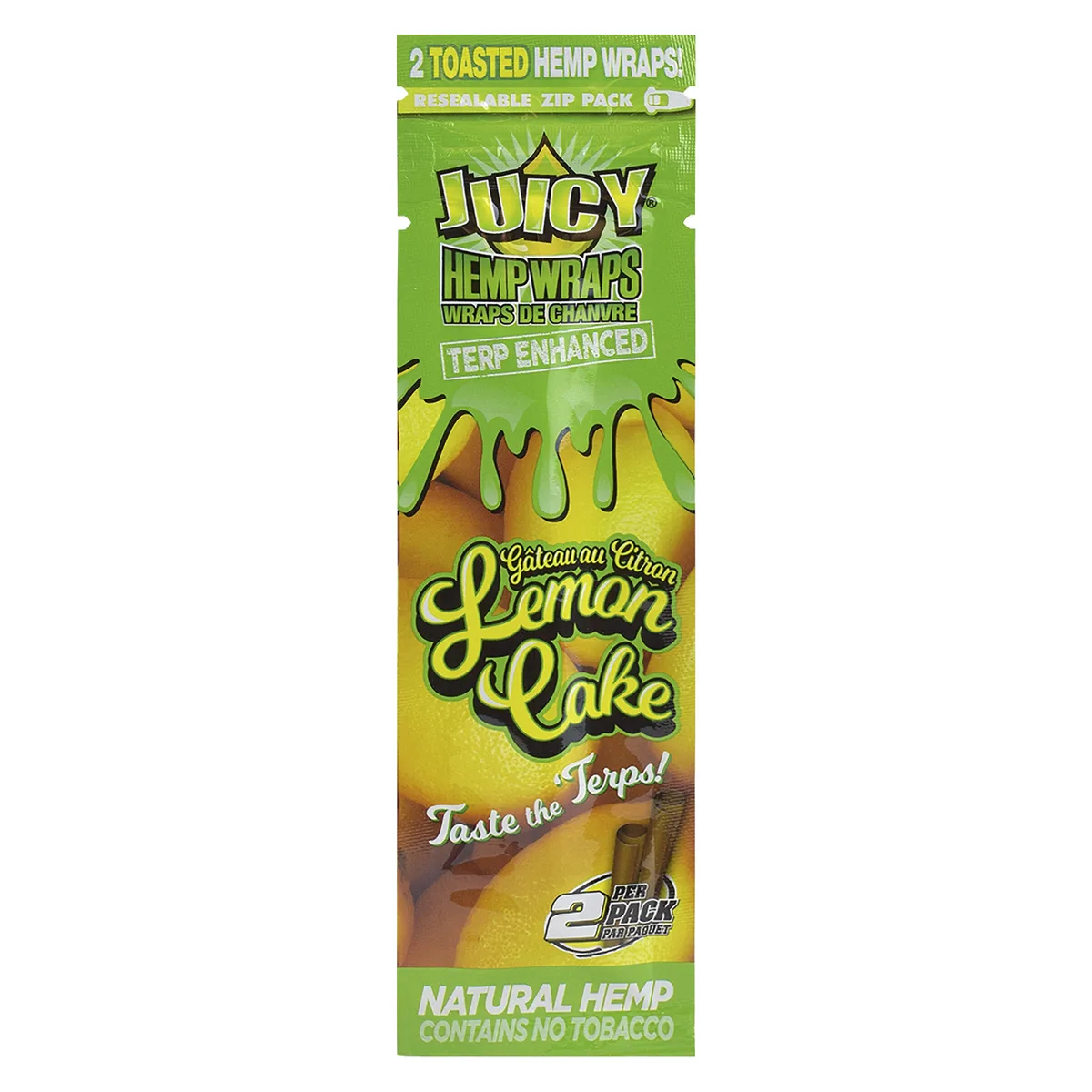 Lemon Cake - Juicy Jay Terp Enhanced Hemp Wraps