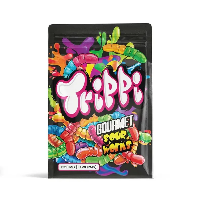 Trippi Gourmet Sour Worms 1250mg