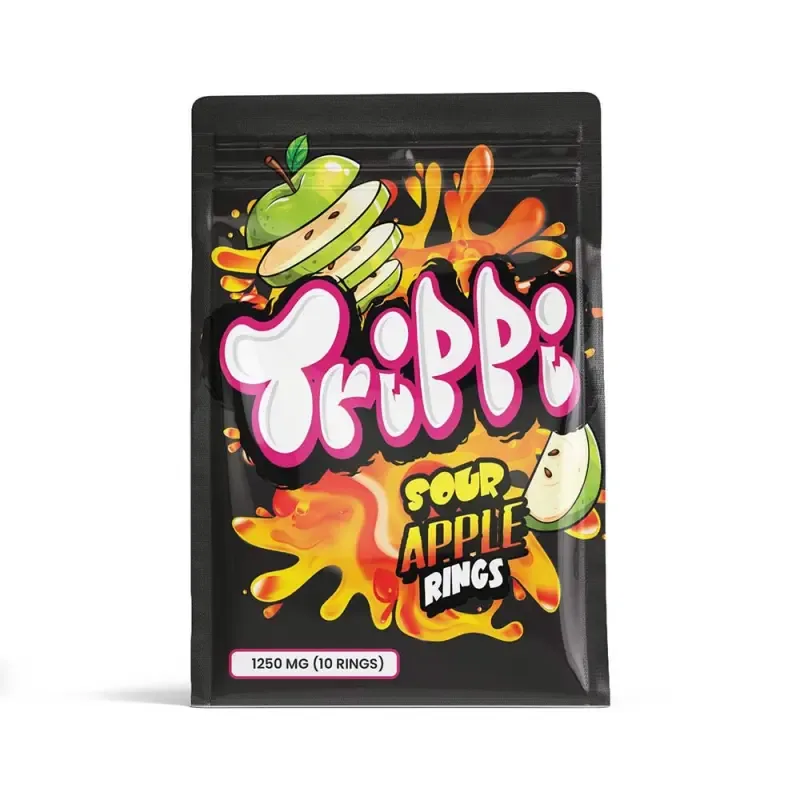 Trippi Sour Apple Rings 1250mg