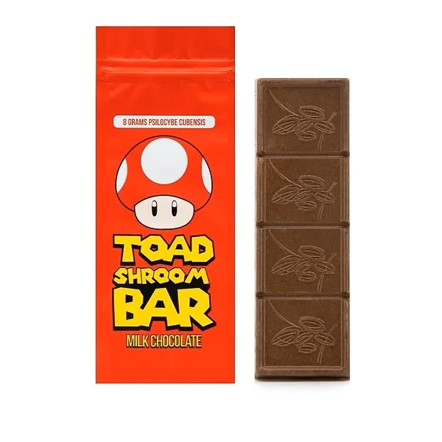 Toad Shroom 8G Milk Chocolate Bar - Starbuds Halifax - shrooms halifax