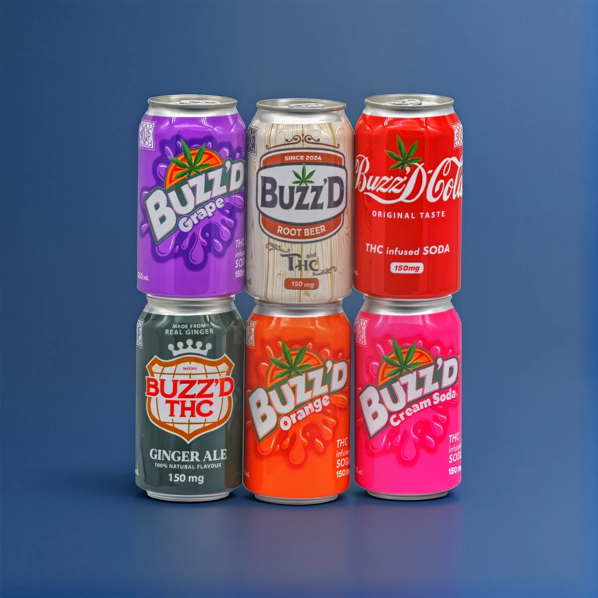 BUZZ'D Soda 150mg THC Drink
