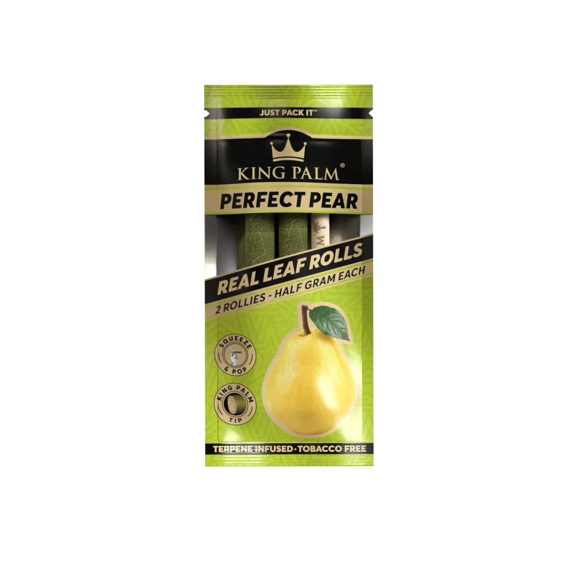 King Palm Real Leaf Rollies Perfect Pear - Starbuds Halifax - shrooms halifax